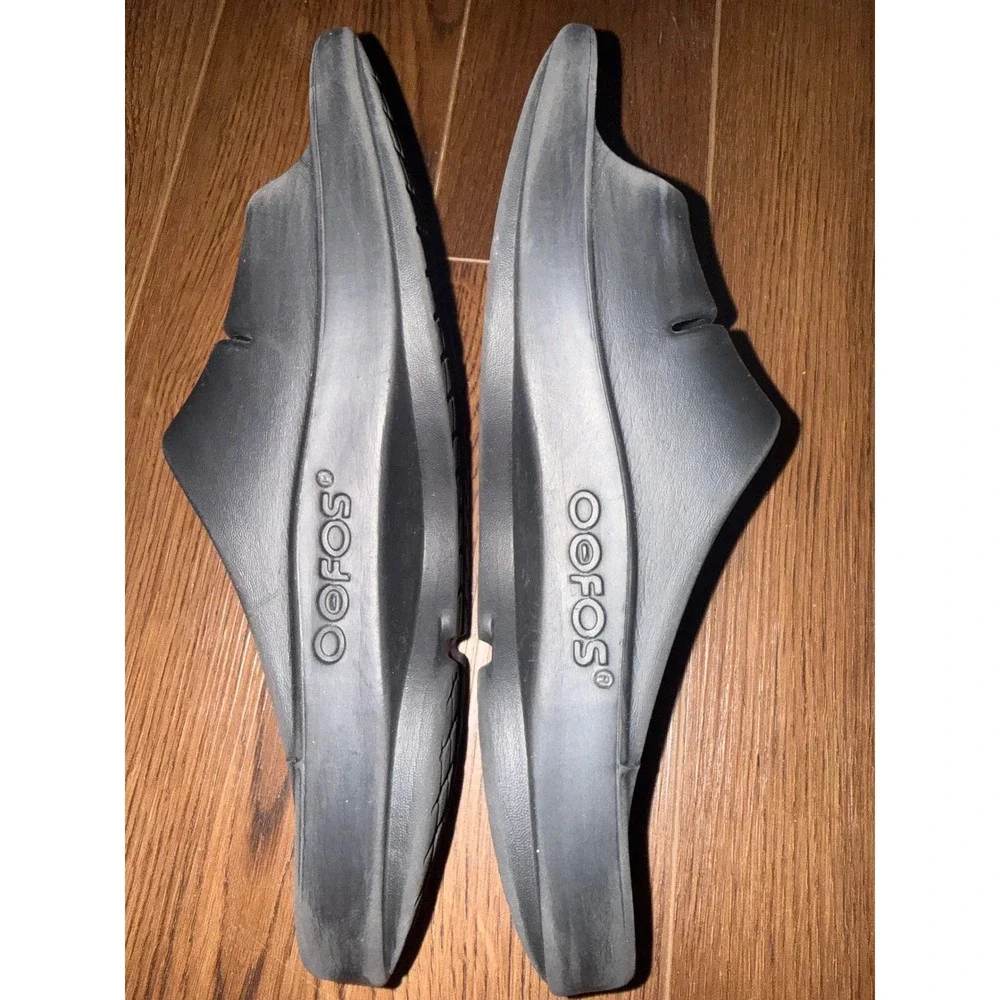 Oofos OOahh Sport Recovery Slides Black Mens 10 Womens 12 EU 43 Sandals